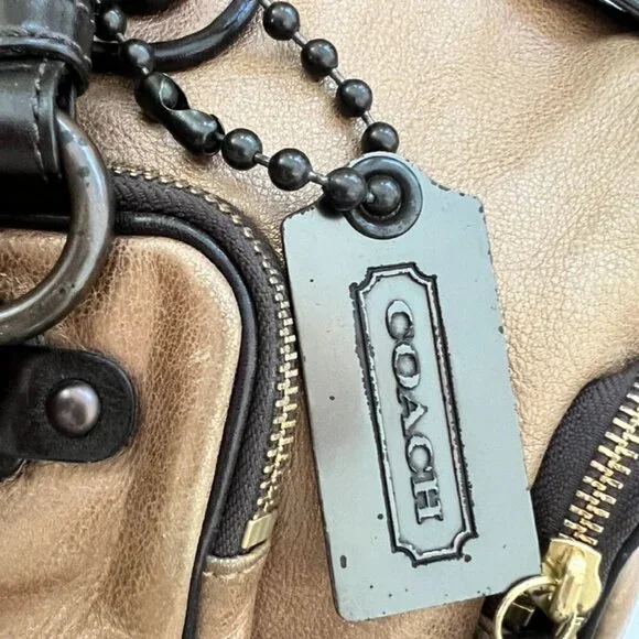 Coach Metallic Bronze Shoulder Bag / VIBE